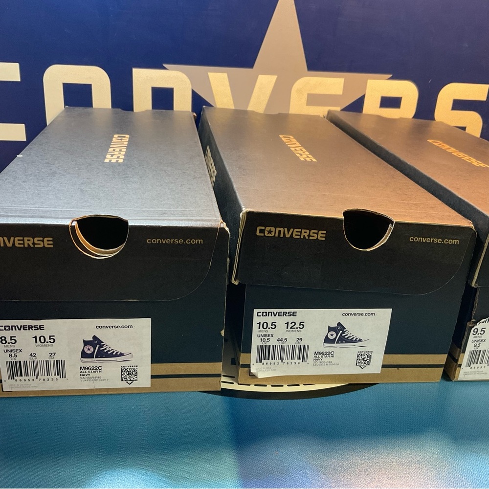 Converse Men's Chuck Taylor Navy High Top - Picture 6 of 6